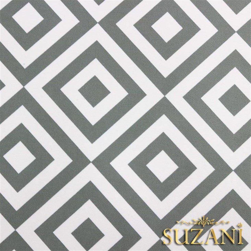 Gri İç içe Kareli Kumaş