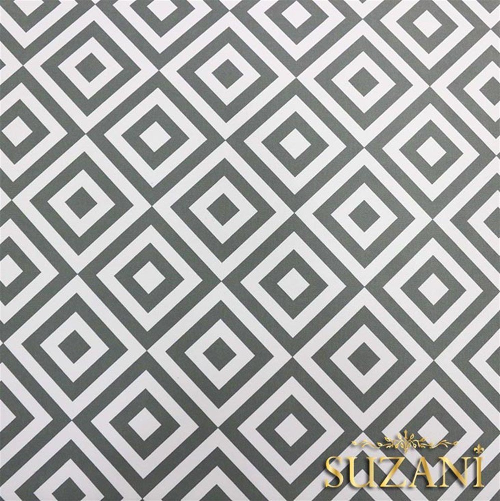 Gri İç içe Kareli Kumaş