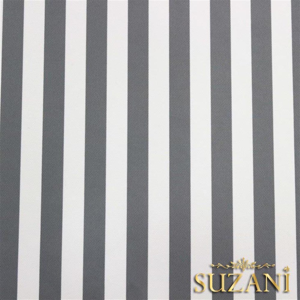 Gri İnce Çizgili Kumaş