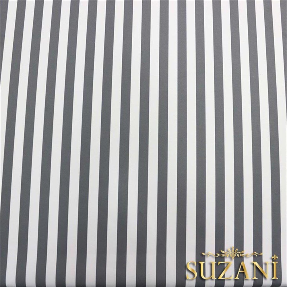 Gri İnce Çizgili Kumaş