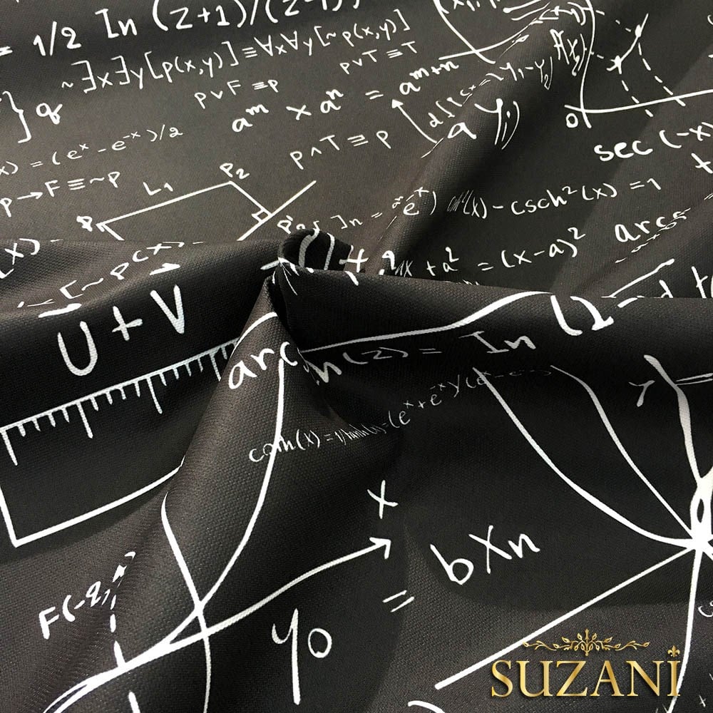 Karatahta Desenli Kumaş