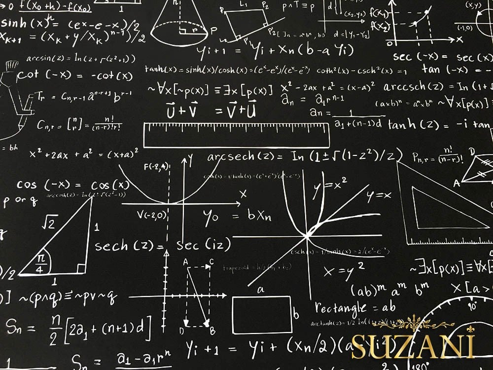 Karatahta Desenli Kumaş