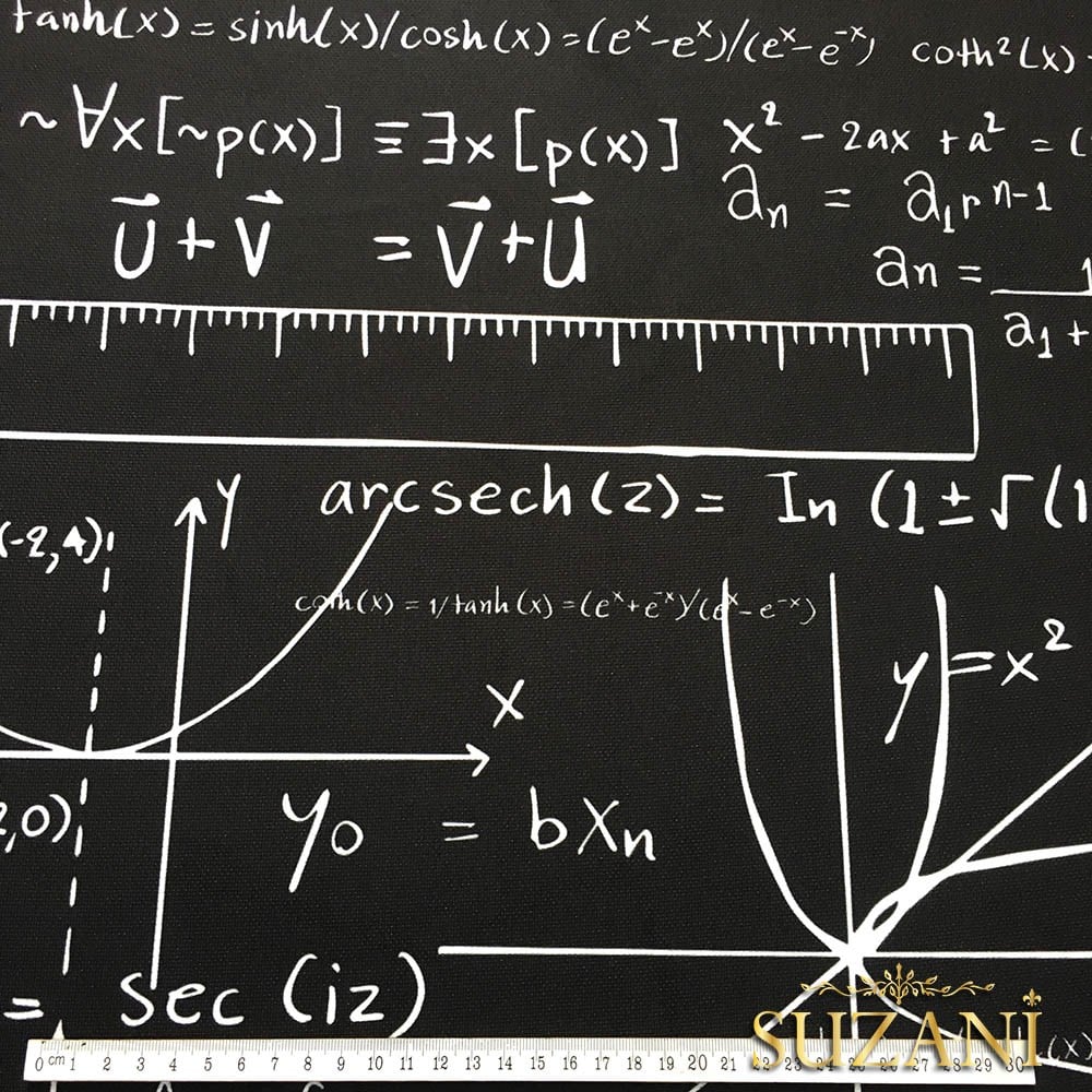 Karatahta Desenli Kumaş