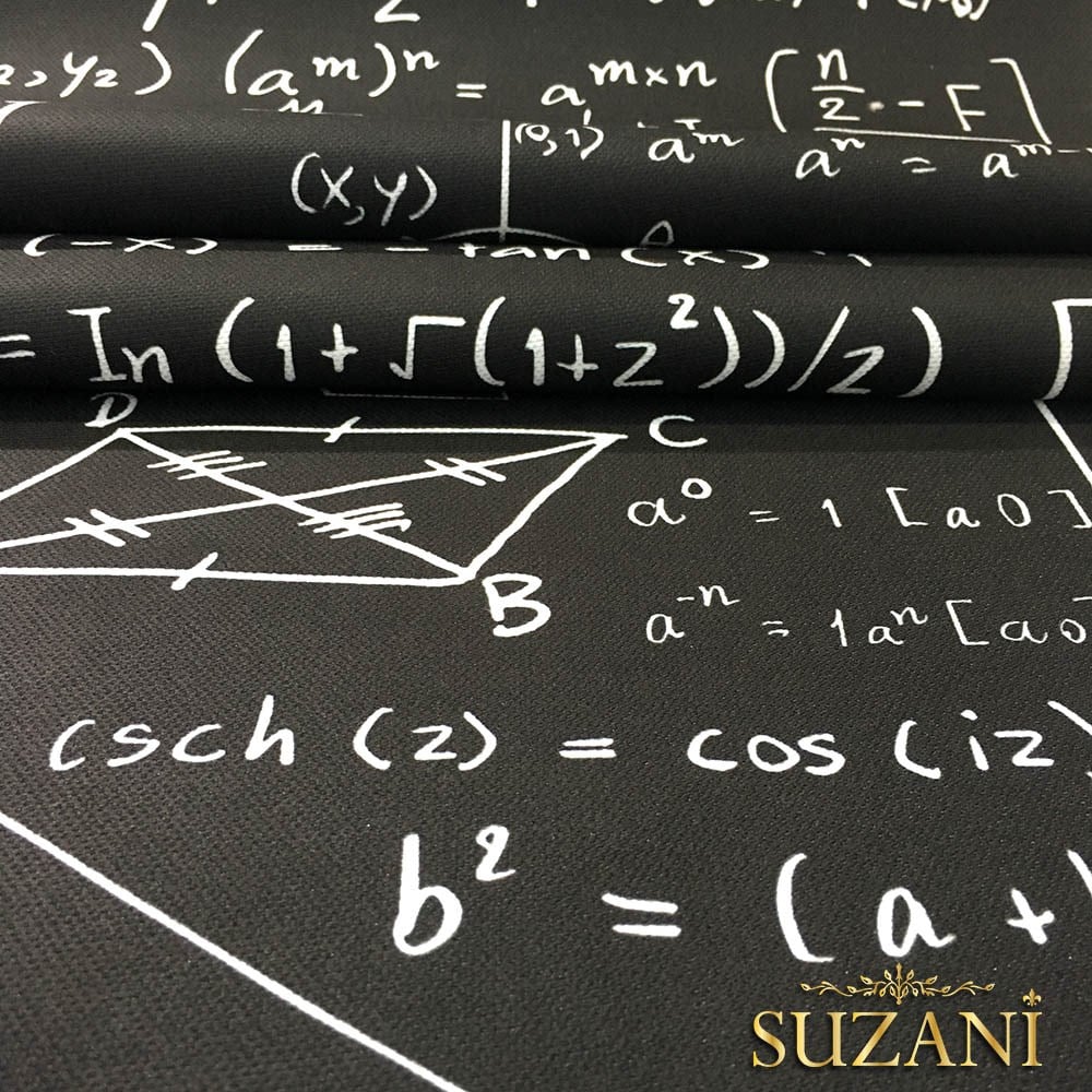 Karatahta Desenli Kumaş