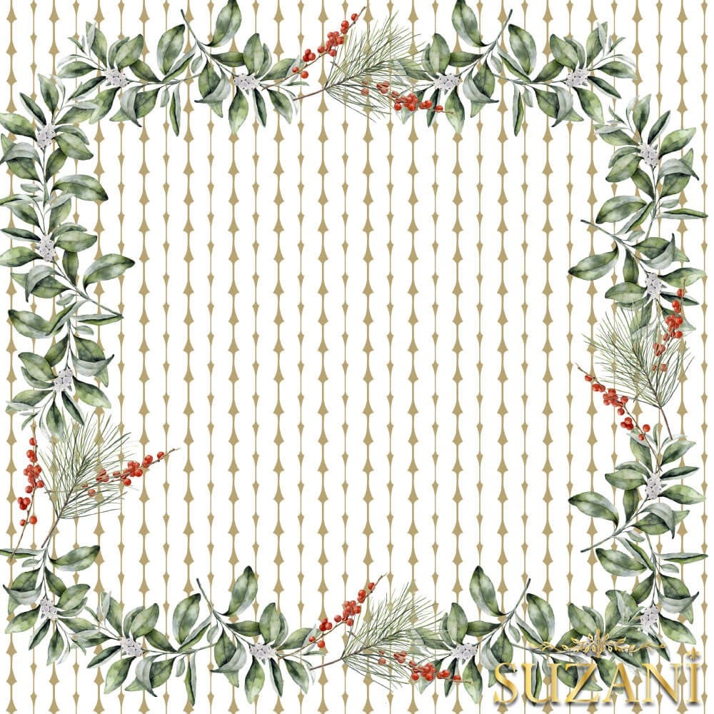 Kokina Desenli 3'lü Pano Kumaş