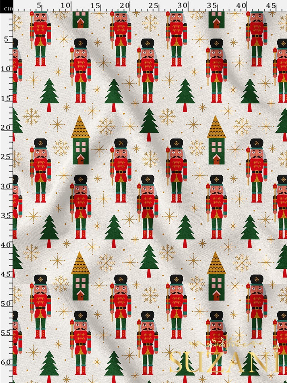 Kurşun Asker Desenli Dijital Baskılı Kumaş