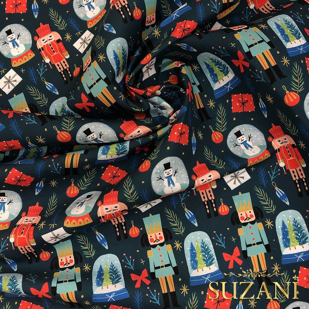 Kurşun Asker Desenli Dijital Baskılı Kumaş