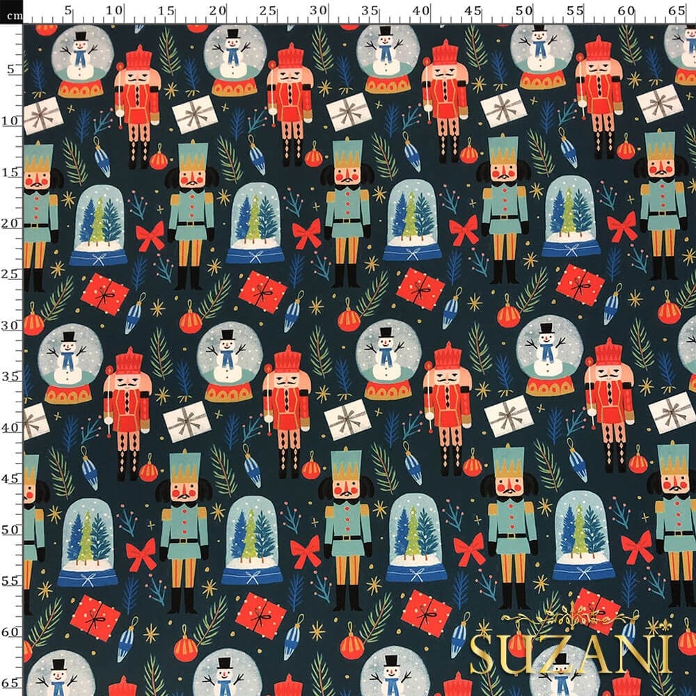 Kurşun Asker Desenli Dijital Baskılı Kumaş