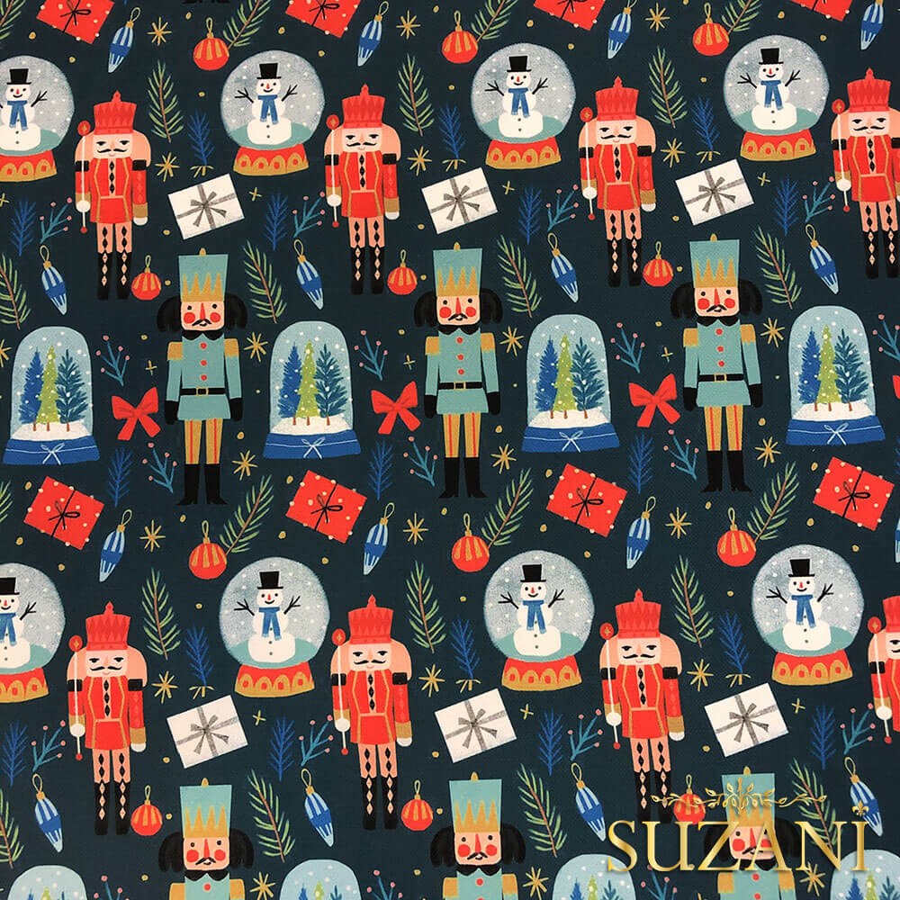 Kurşun Asker Desenli Dijital Baskılı Kumaş