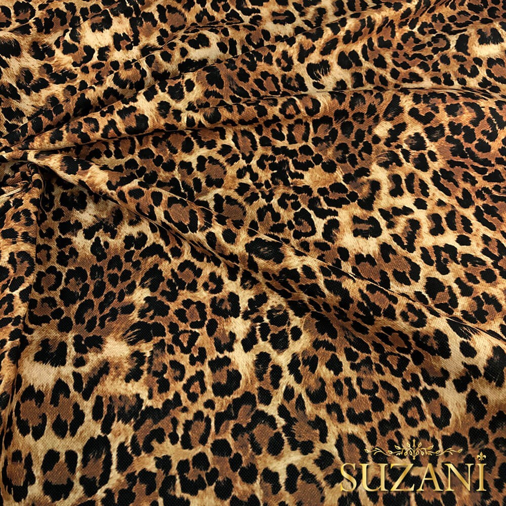 Leopar Desenli Döşemelik Kumaş