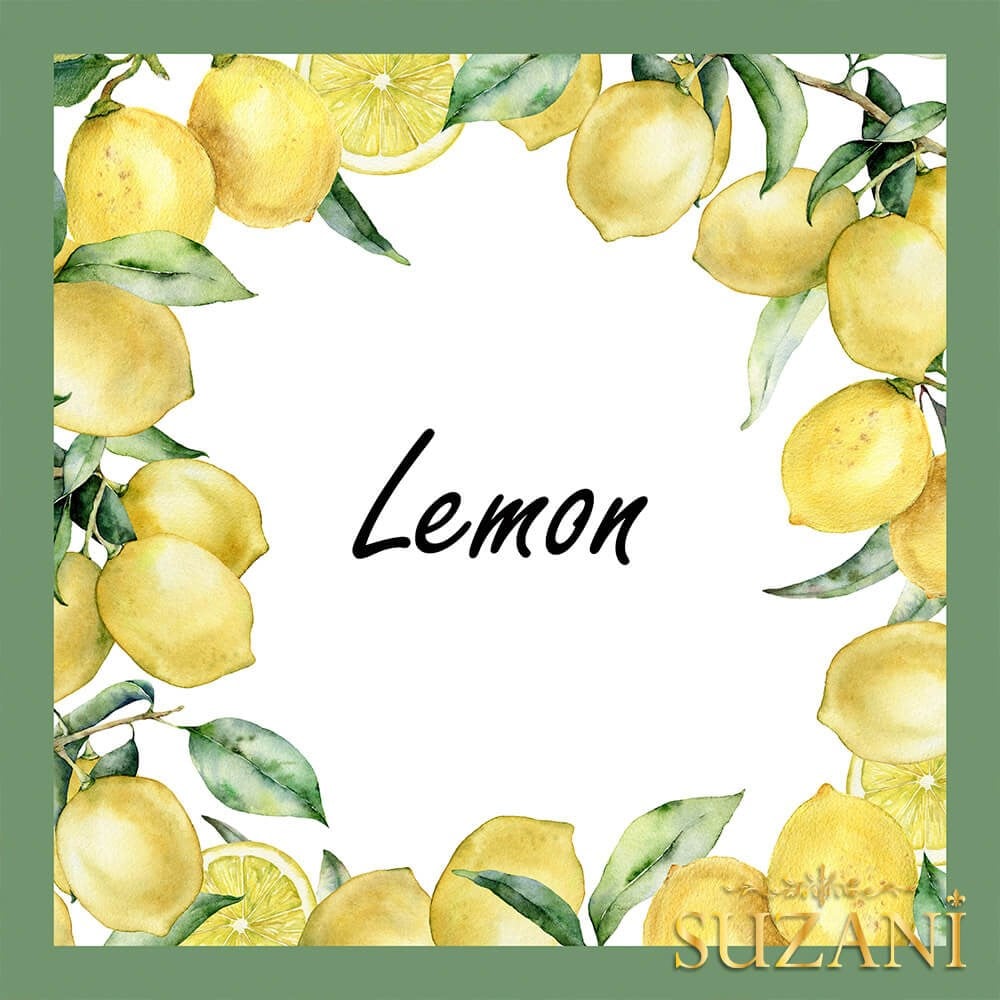 Limon Desenli 3'lü Pano Kumaş