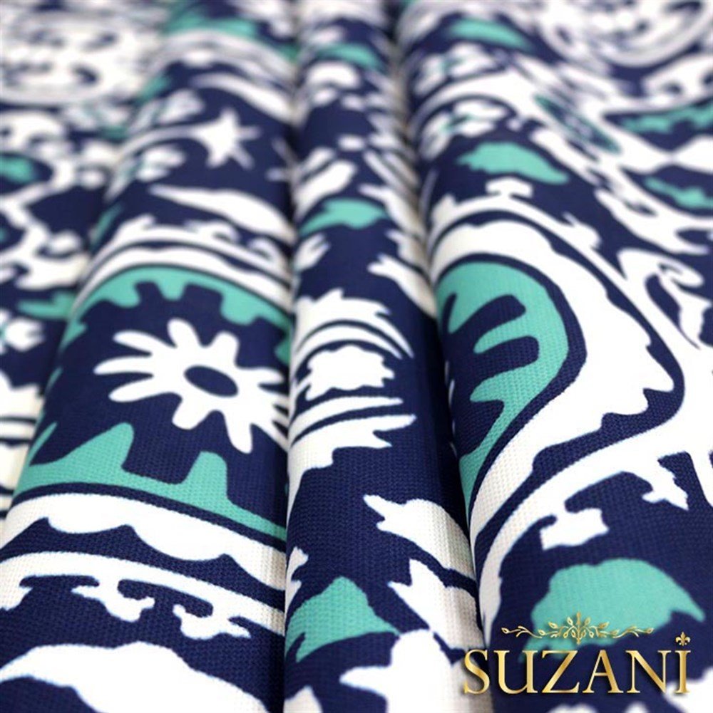 Madalyon Desenli Kumaş