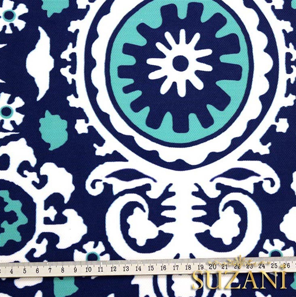 Madalyon Desenli Kumaş