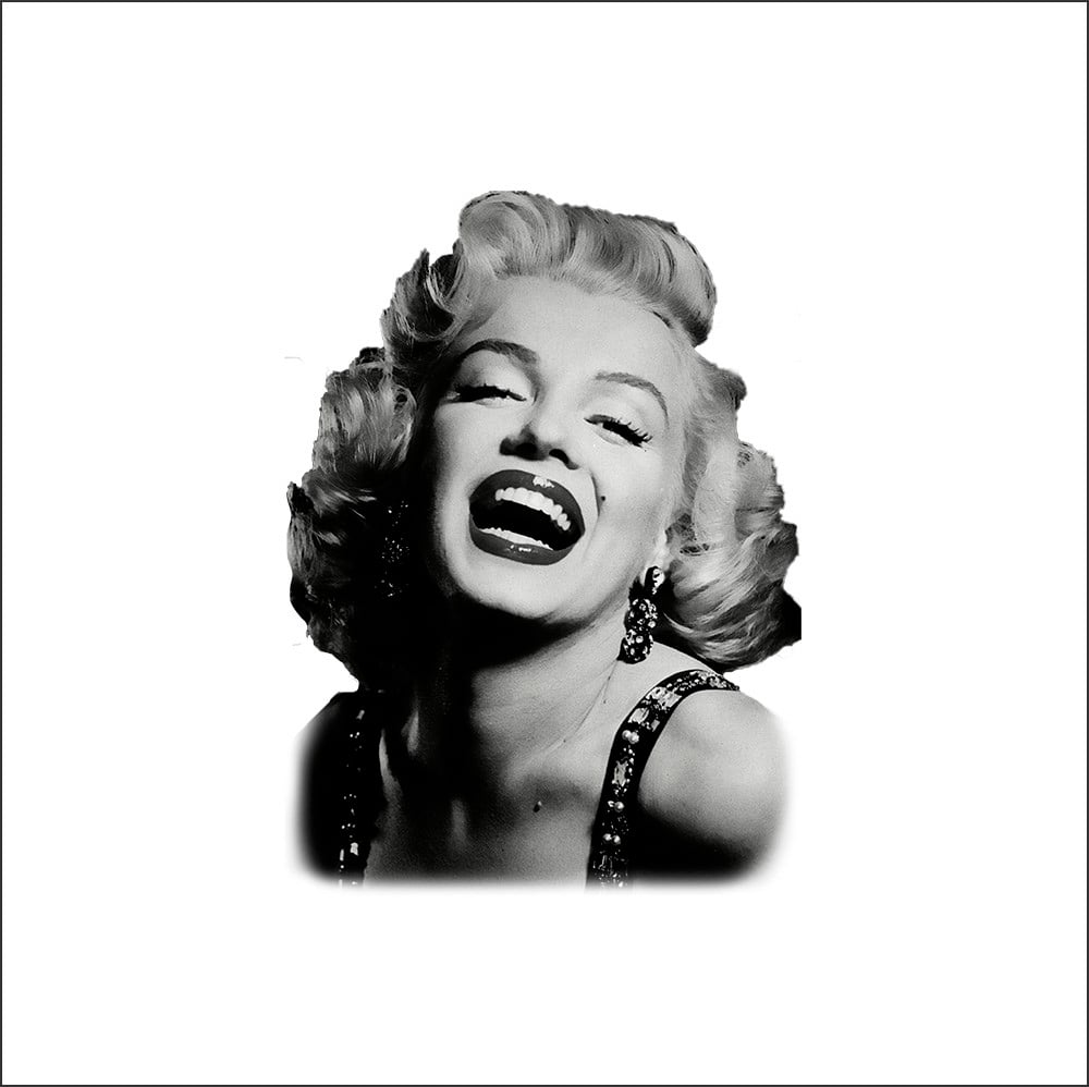 Marilyn Monroe 45x45cm Pano Baskılı Kumaş