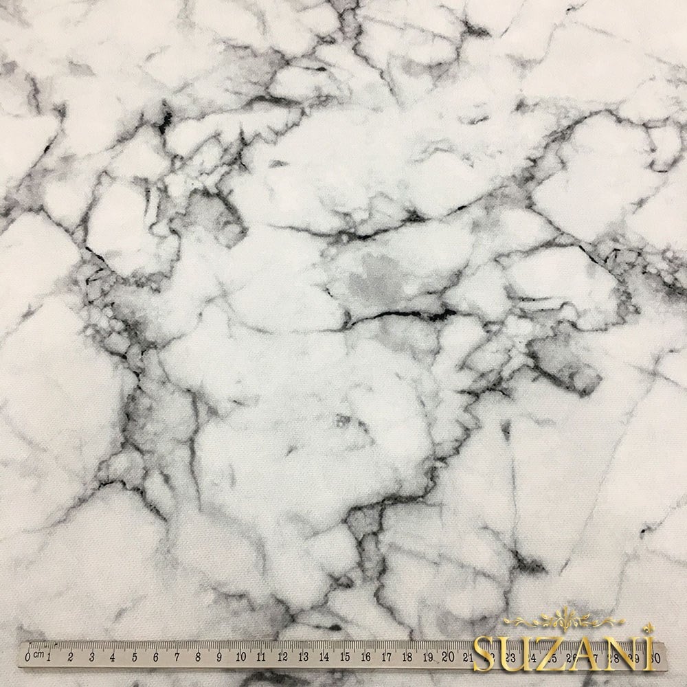 Mermer Desenli Kumaş