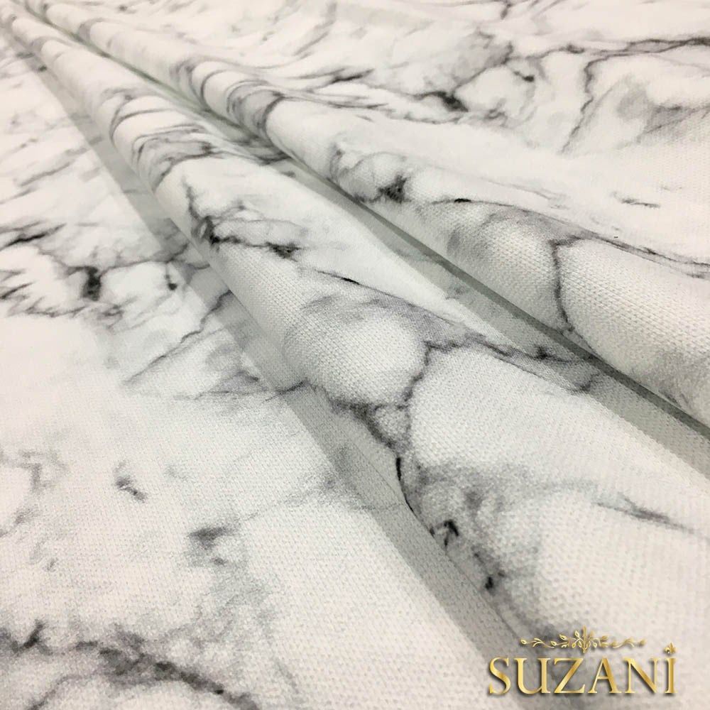 Mermer Desenli Kumaş