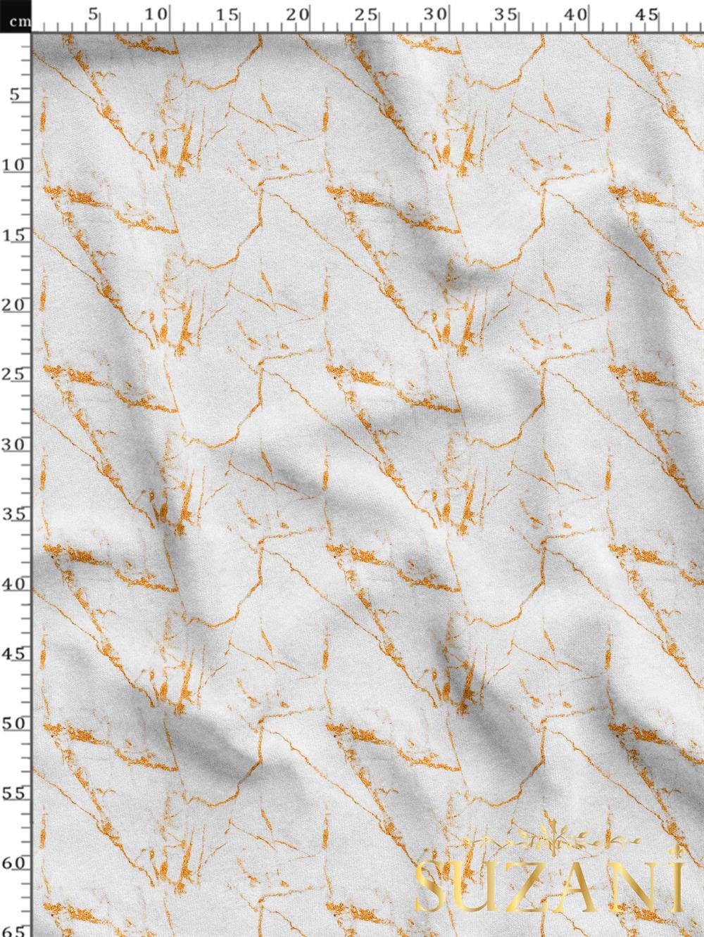 Mermer Doku Desenli Dijital Baskılı Kumaş