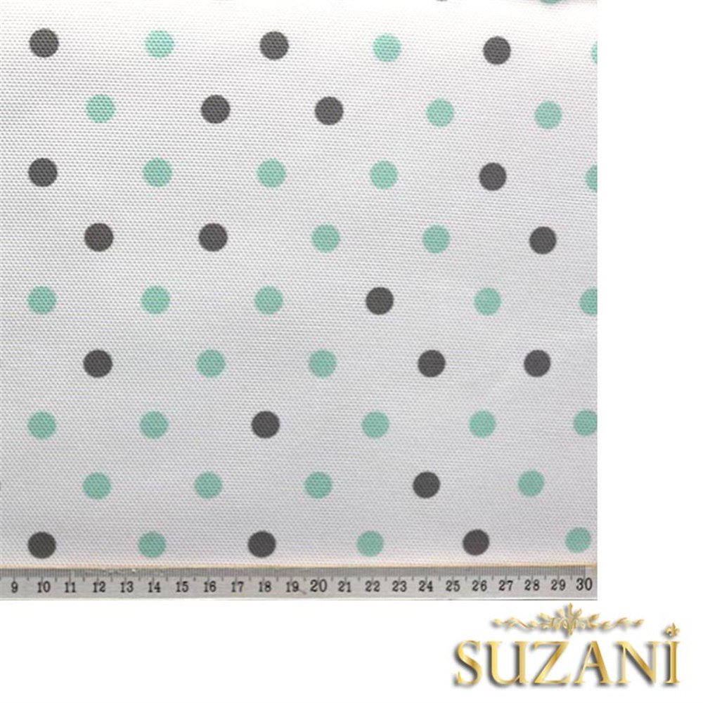 Mint Gri Küçük Puanlı Kumaş
