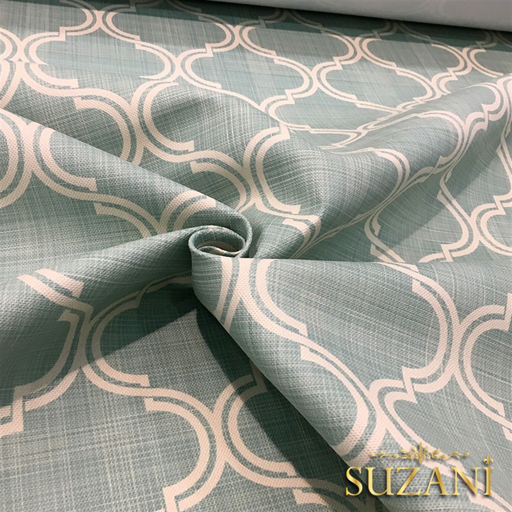 Mint Keten Efektli Döşemelik Kumaş