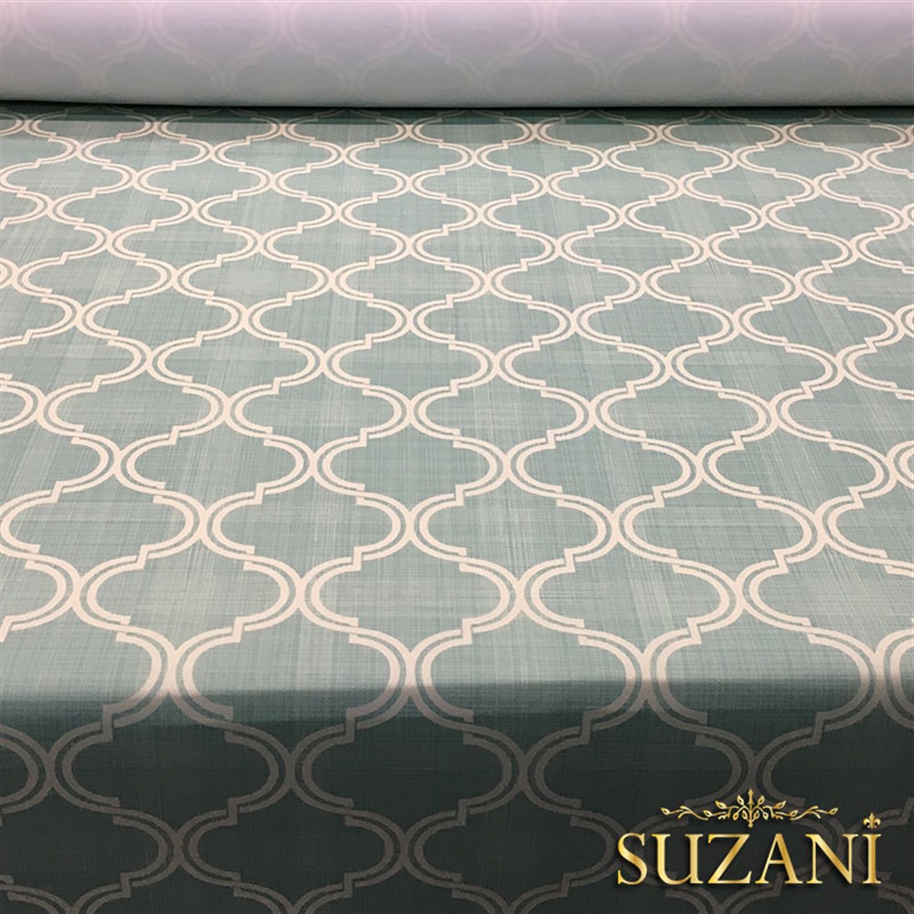 Mint Keten Efektli Döşemelik Kumaş