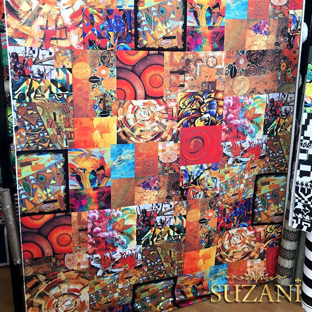 Modern Sanat Patchwork Kumaş