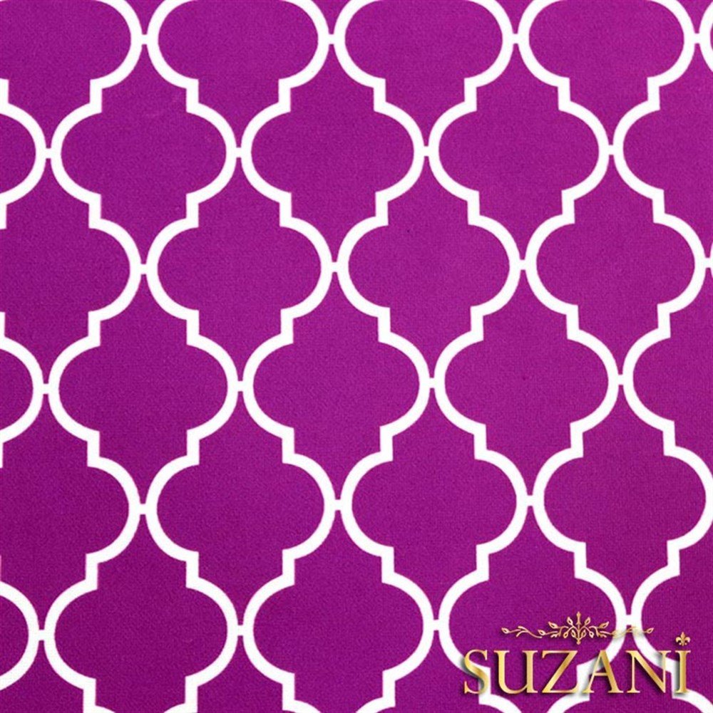 Mor Zemin Moroccan Kumaş