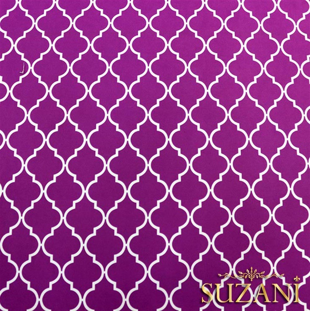 Mor Zemin Moroccan Kumaş