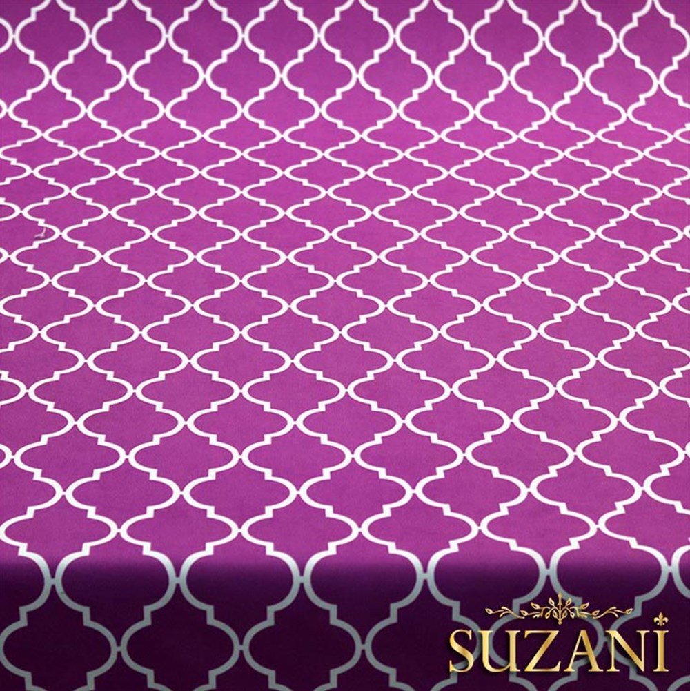 Mor Zemin Moroccan Kumaş
