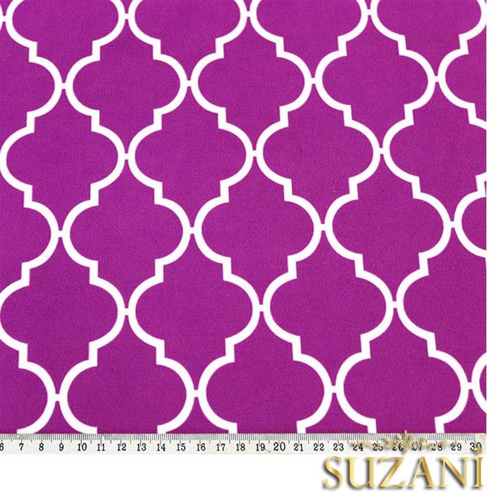 Mor Zemin Moroccan Kumaş