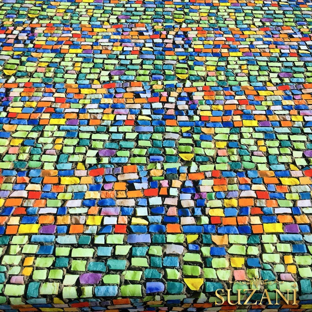 Mozik Duvar Görünümlü Kumaş