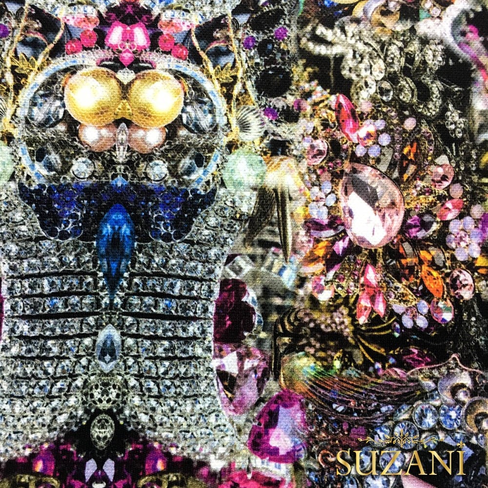 Mücevher Desenli Kumaş