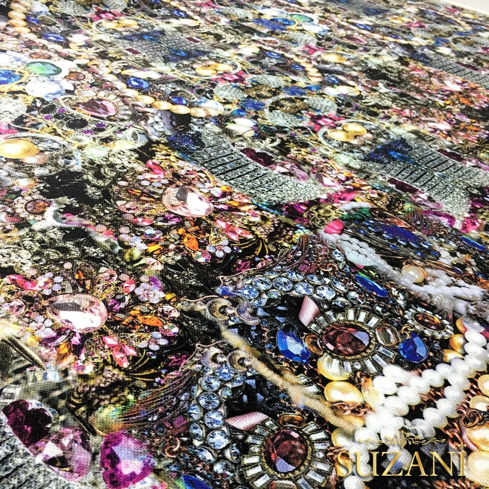 Mücevher Desenli Kumaş