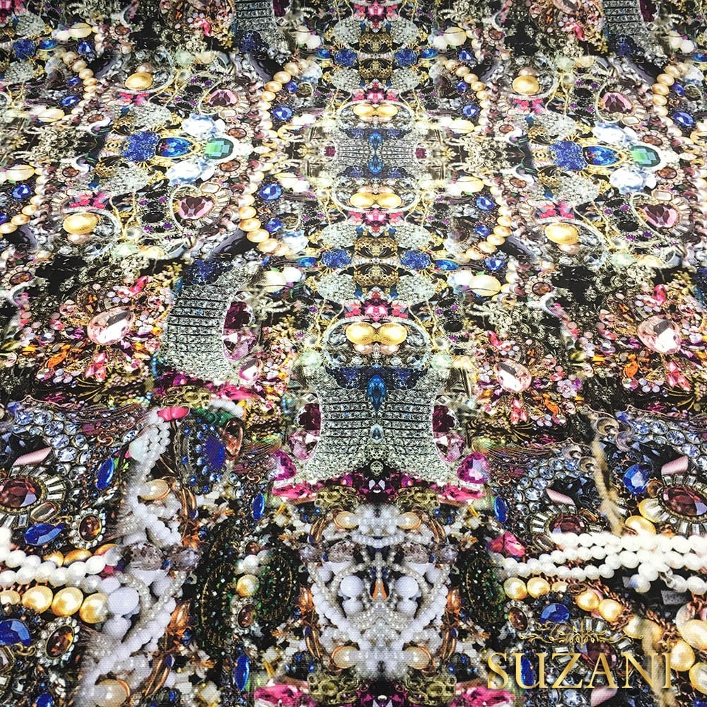 Mücevher Desenli Kumaş