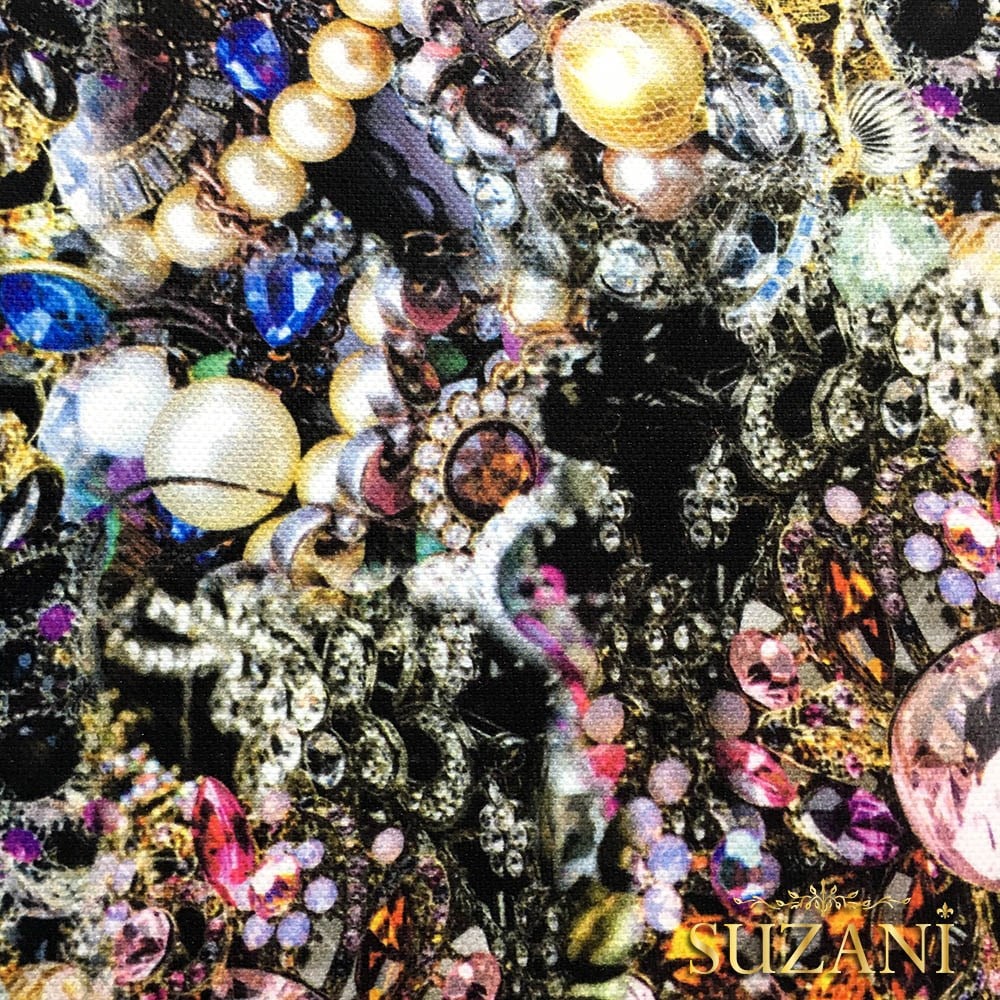 Mücevher Desenli Kumaş