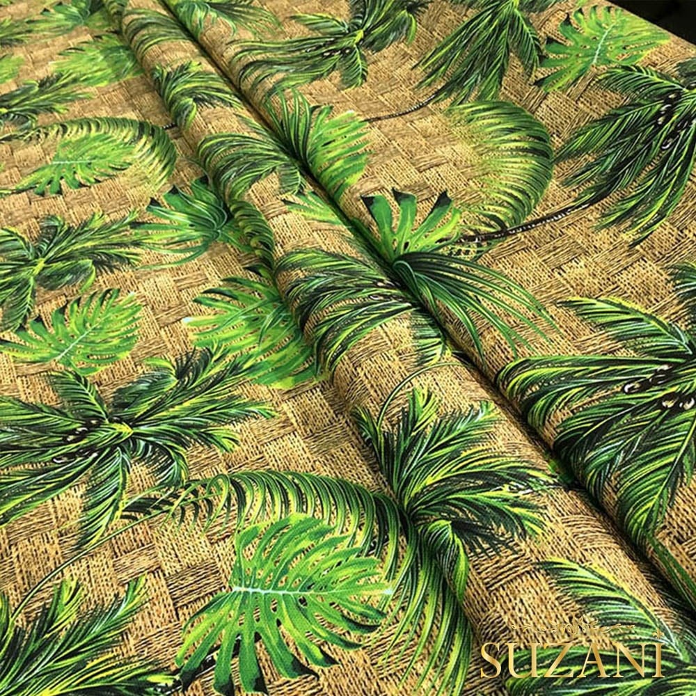 Palmiye Ağaçları Desenli Kumaş