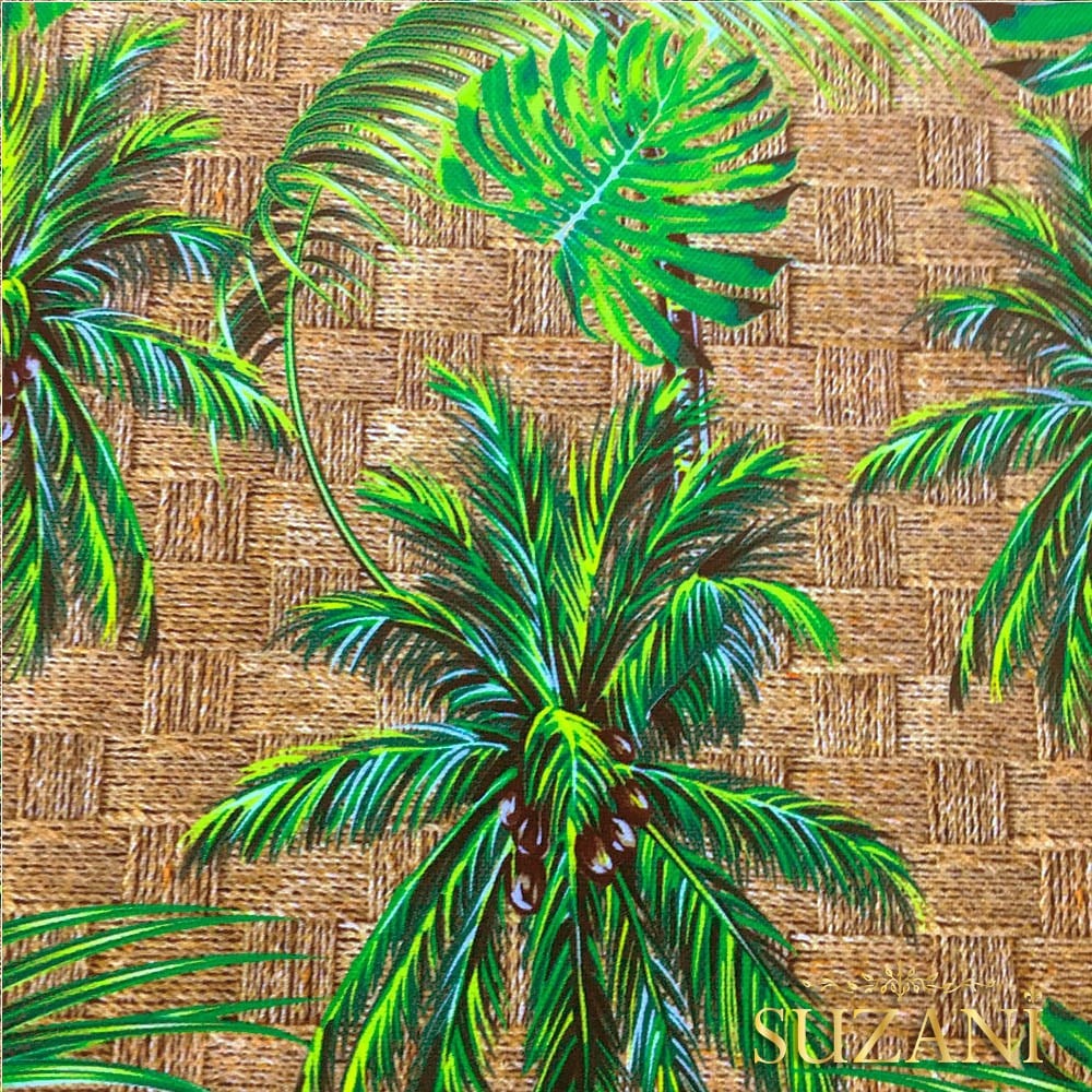 Palmiye Ağaçları Desenli Kumaş