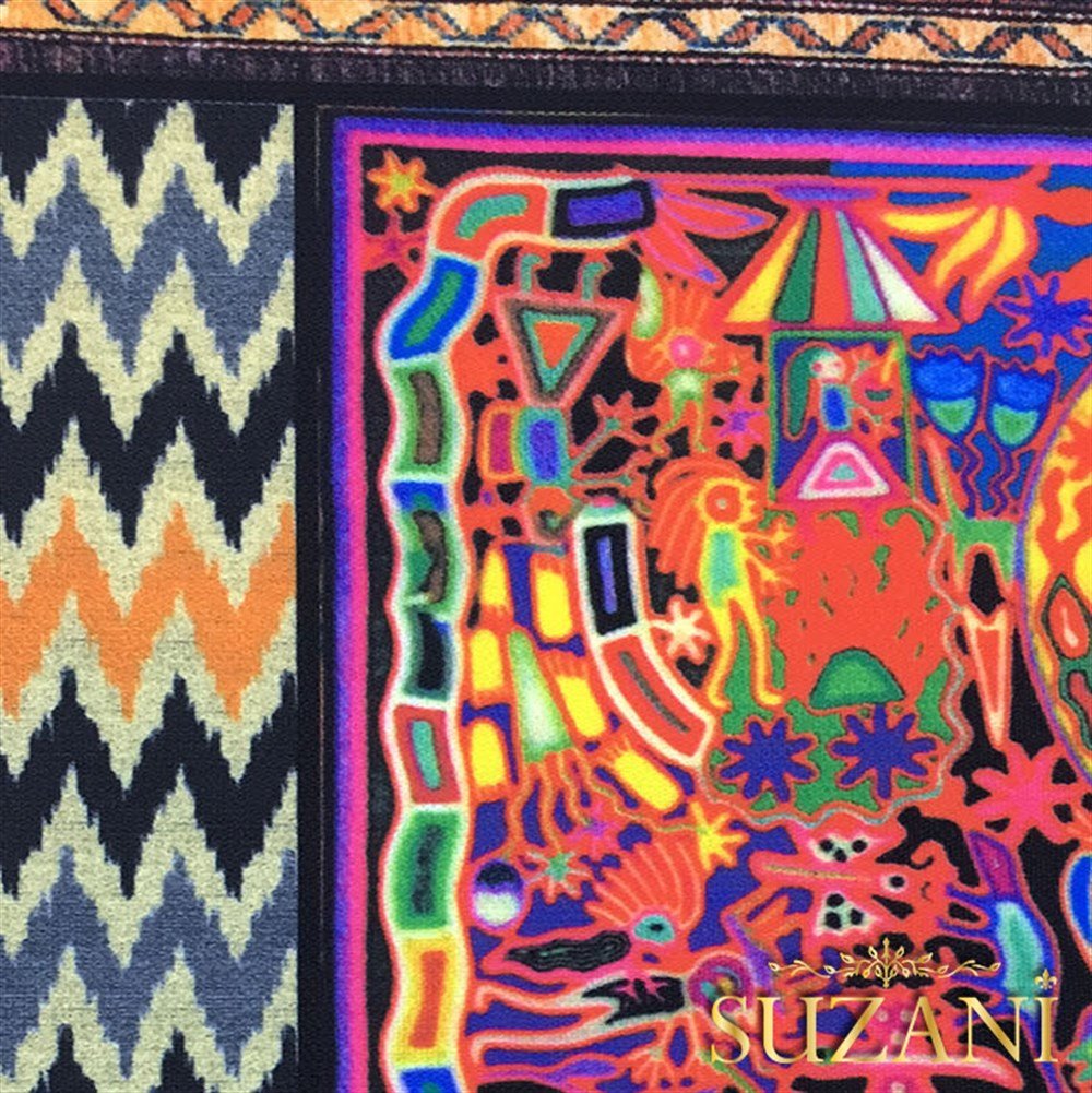 Patchwork Çift Rapor Desenli Kumaş