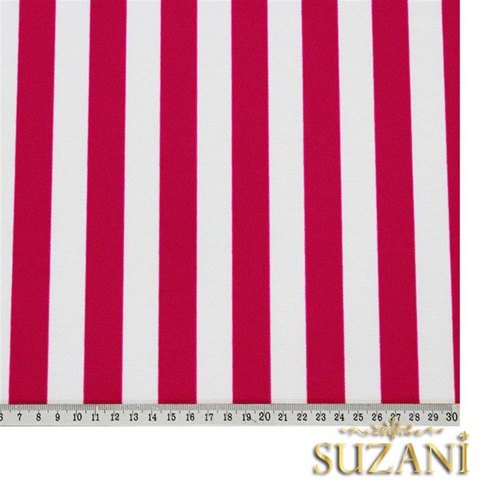 Pembe İnce Çizgili Kumaş