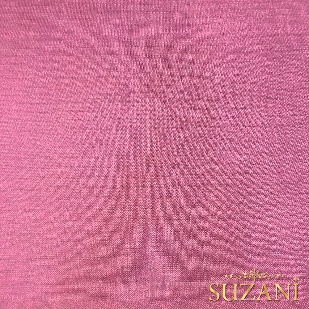 Pembe Keten Görünümlü Dijital Baskılı Kumaş