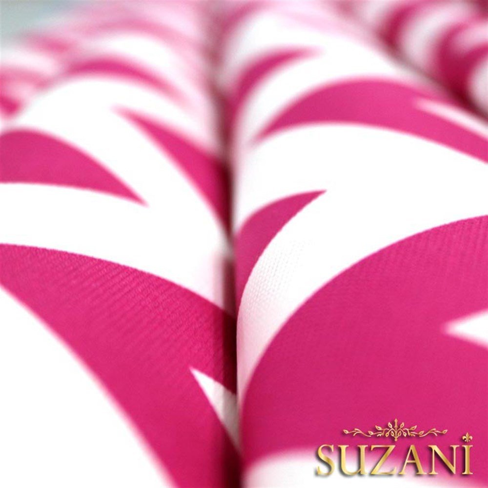 Pembe Zigzag Desenli Kumaş