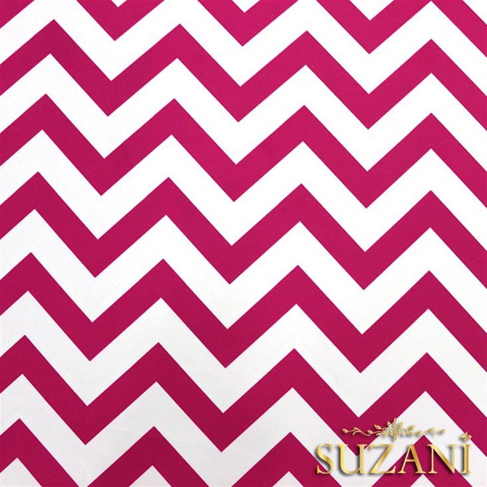 Pembe Zigzag Desenli Kumaş