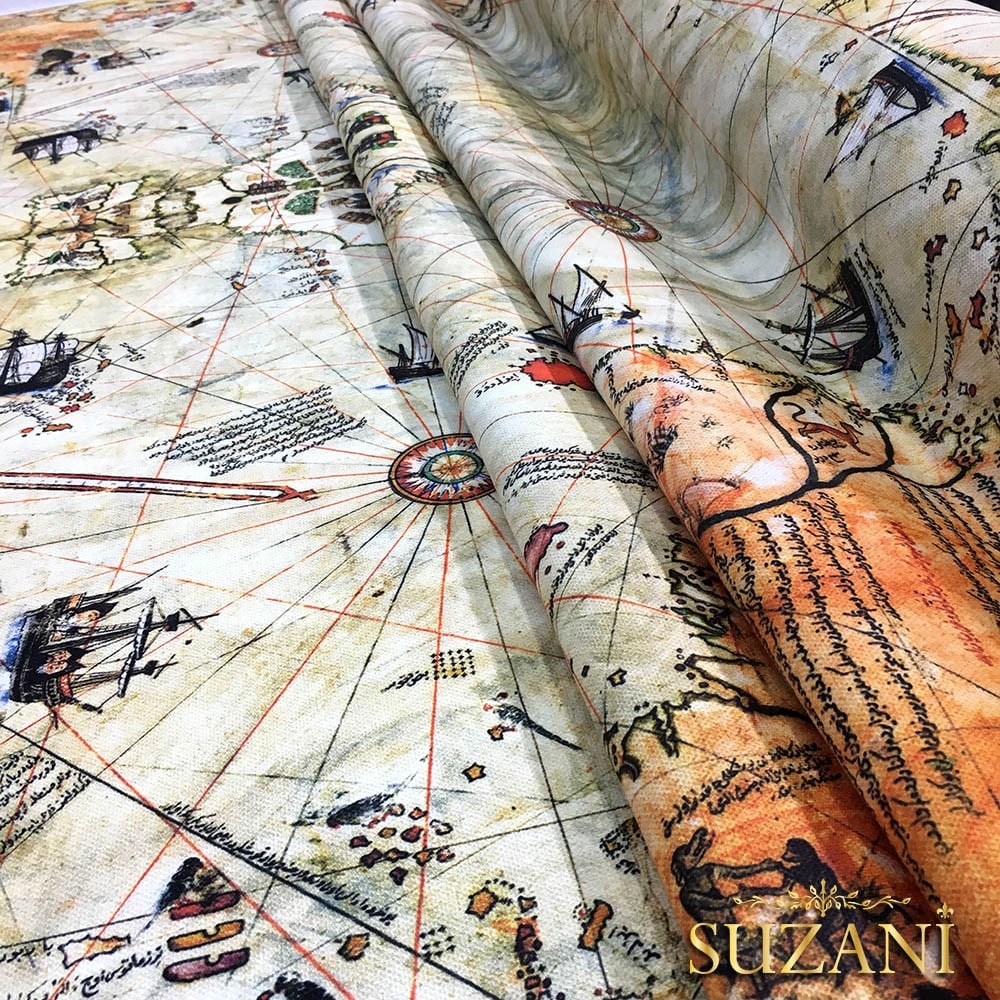 Piri Reis Haritası Kumaş