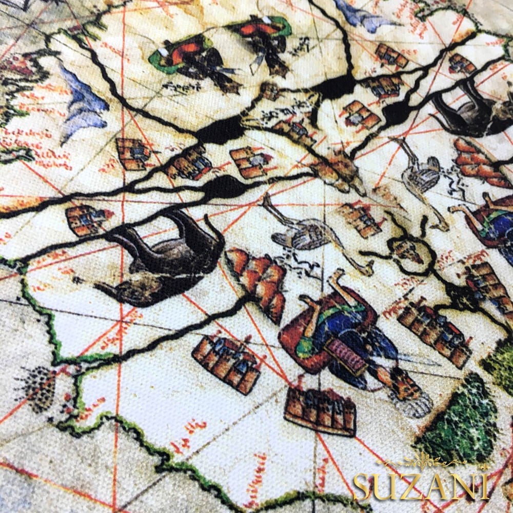 Piri Reis Haritası Kumaş