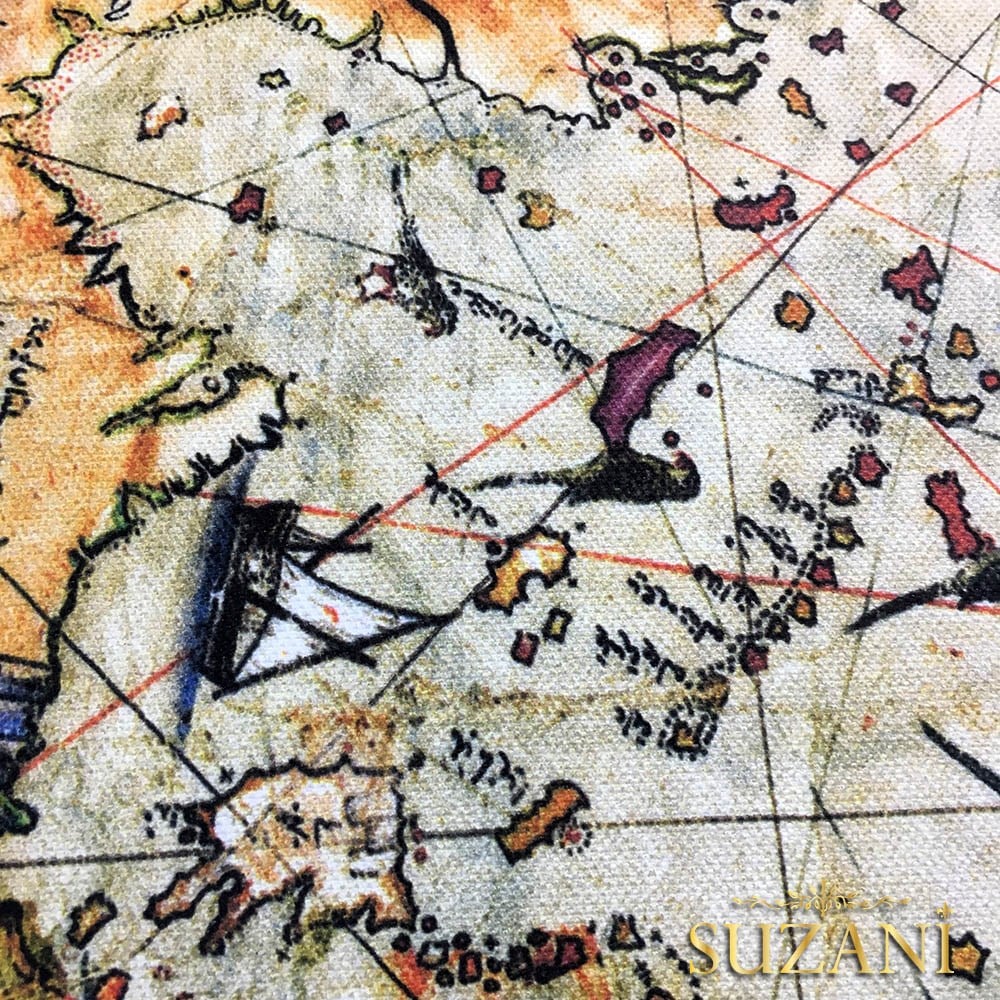 Piri Reis Haritası Kumaş