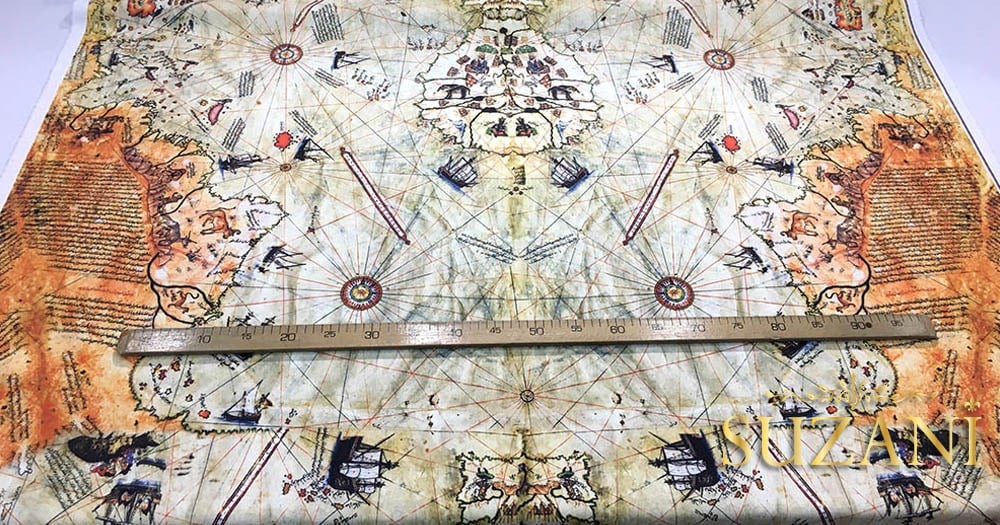 Piri Reis Haritası Kumaş