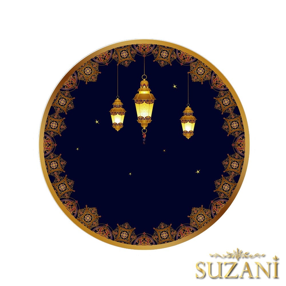 Ramazan Ayı Temalı Dikişsiz 3'lü Supla Kumaşı