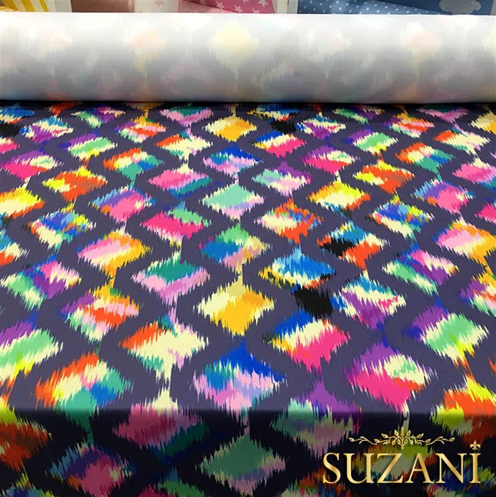 Renk Geçişli İkat Kumaş