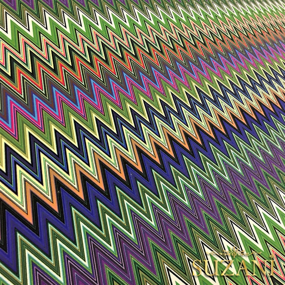 Renk Geçişli Zigzag Kumaş