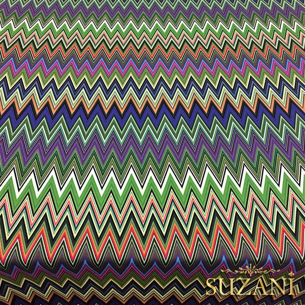 Renk Geçişli Zigzag Kumaş