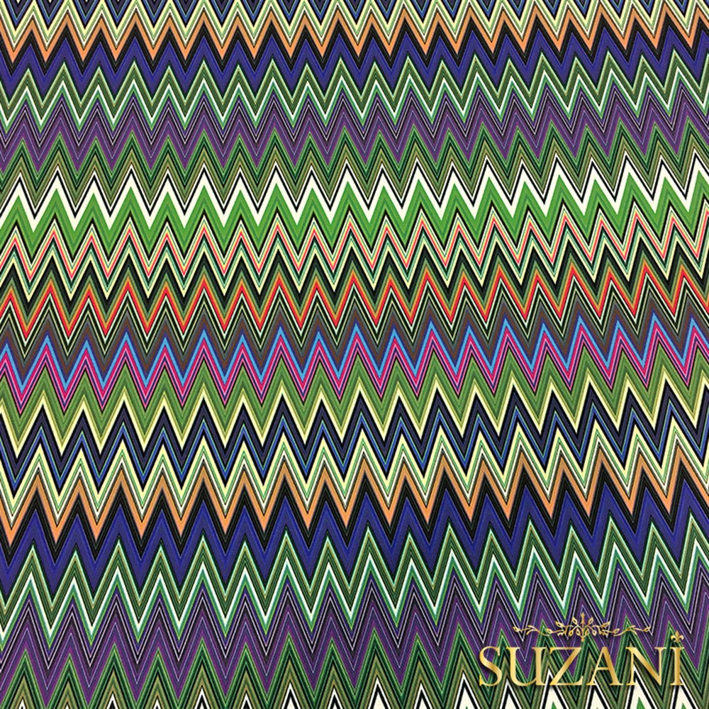 Renk Geçişli Zigzag Kumaş